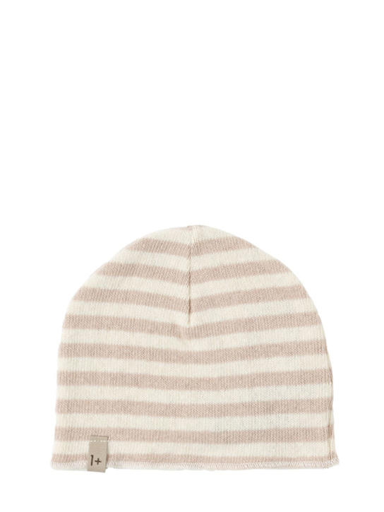 1 + IN THE FAMILY Striped cotton blend beanie