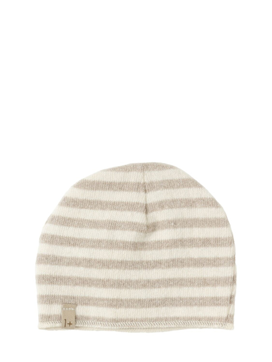1 + IN THE FAMILY Striped cotton blend beanie 4 1 + IN THE FAMILY Striped cotton blend beanie