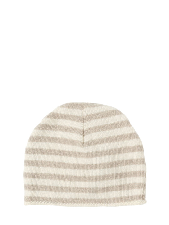 1 + IN THE FAMILY Striped cotton blend beanie 6 1 + IN THE FAMILY Striped cotton blend beanie