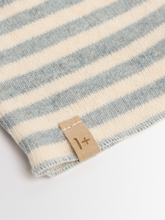 1 + IN THE FAMILY Striped cotton blend beanie 8 1 + IN THE FAMILY Striped cotton blend beanie