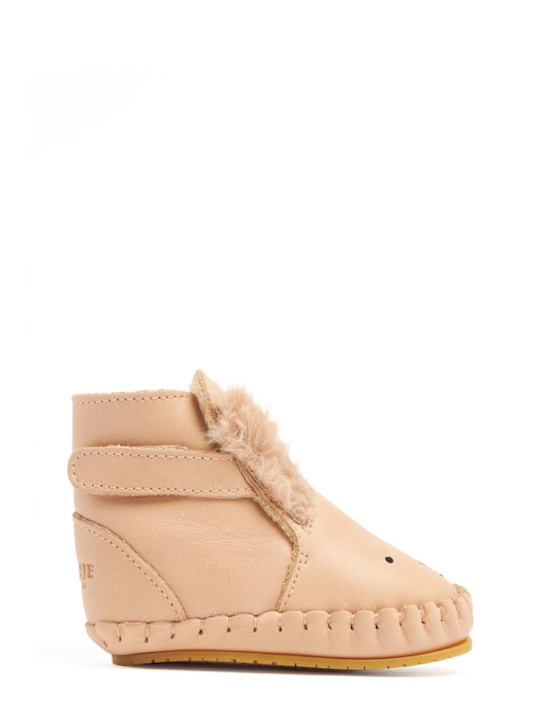 Donsje Rabbit leather boots