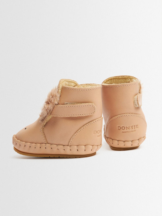 Donsje Rabbit leather boots