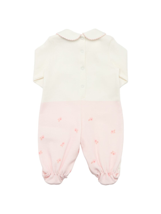 Monnalisa Printed cotton interlock romper 3 Monnalisa Printed cotton interlock romper