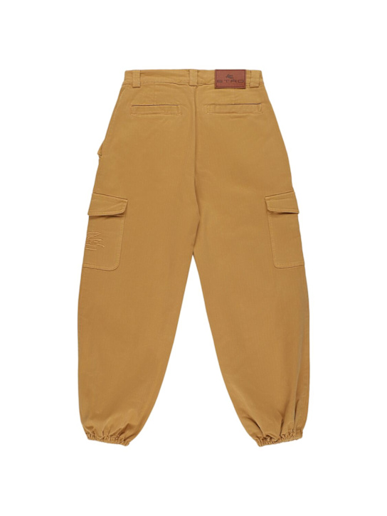 Etro Cotton blend herringbone cargo pants 4 Etro Cotton blend herringbone cargo pants