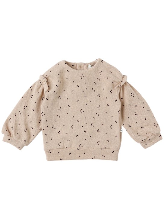 1 + IN THE FAMILY Printed cotton blend sweatshirt