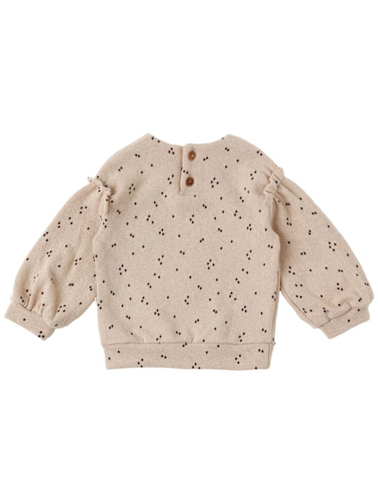 1 + IN THE FAMILY Printed cotton blend sweatshirt 3 1 + IN THE FAMILY Printed cotton blend sweatshirt