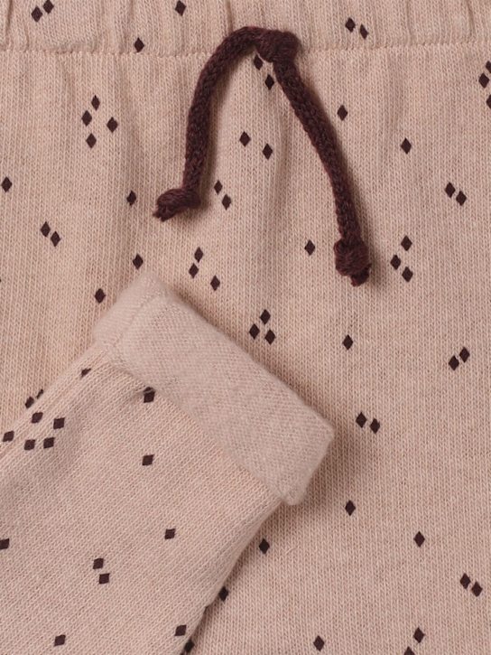 1 + IN THE FAMILY Printed cotton blend sweatpants