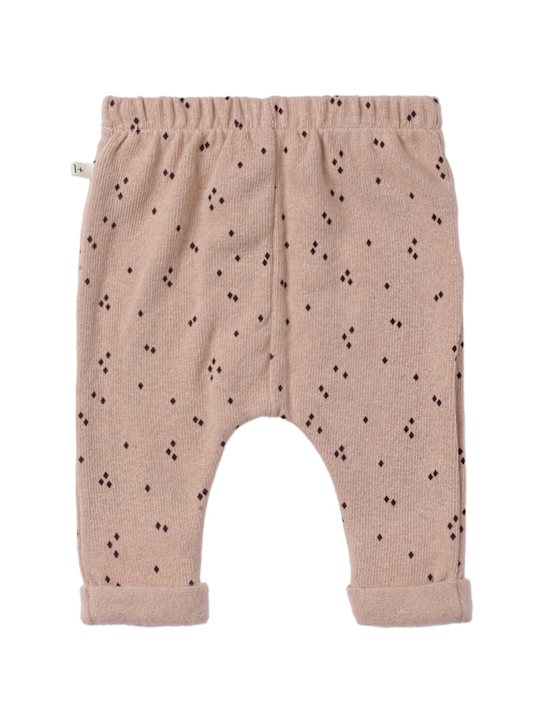 1 + IN THE FAMILY Printed cotton blend sweatpants