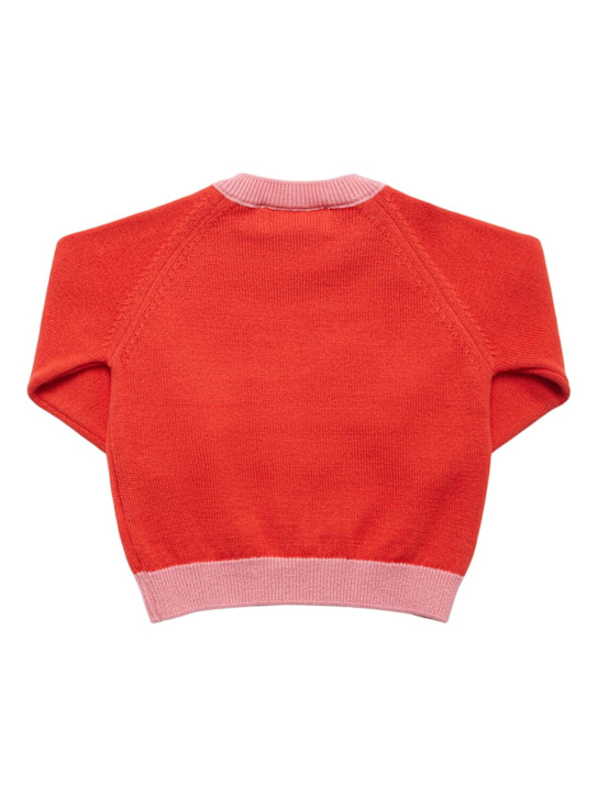 Bobo Choses Rocking horse knit sweater