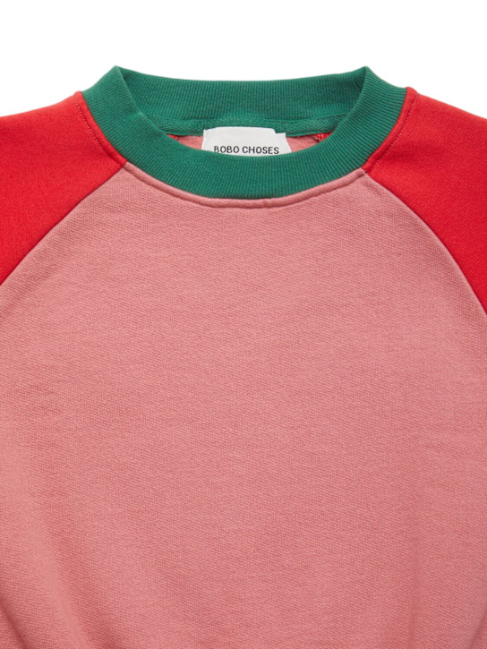 Bobo Choses Color block cotton knit sweater