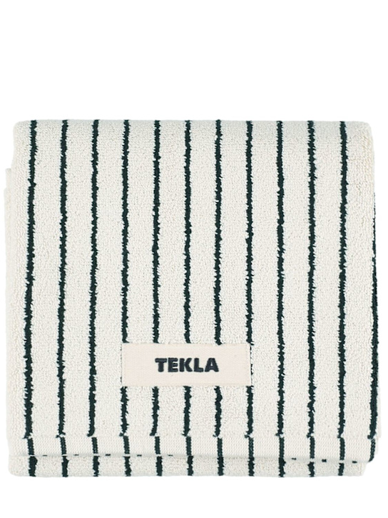 Tekla Racing Green bath mat