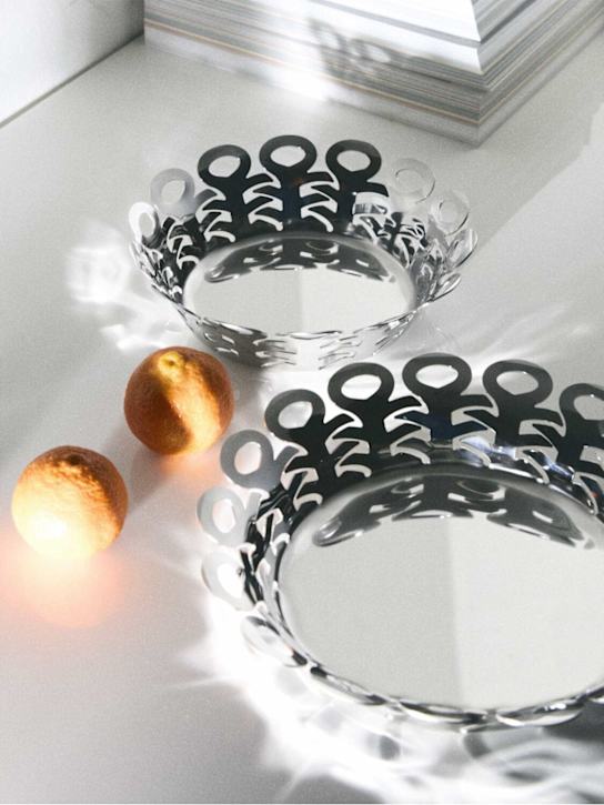 Alessi VIMINI steel fruit basket