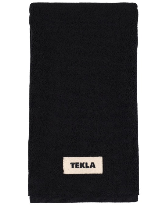 Tekla Black bath mat