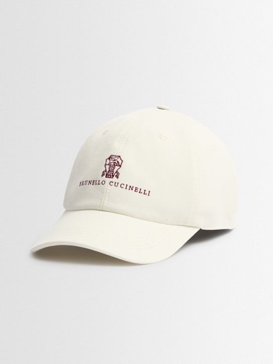 Brunello Cucinelli Cotton logo hat