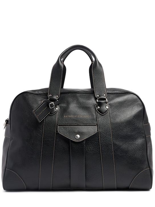 Brunello Cucinelli Leather duffle bag