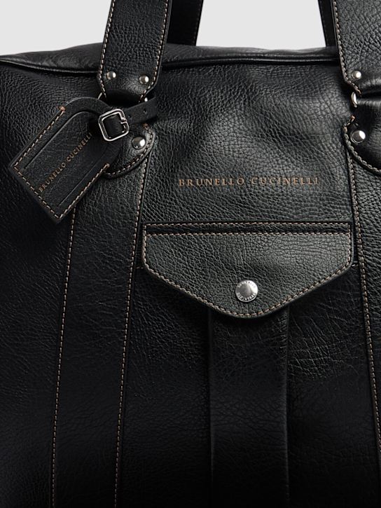 Brunello Cucinelli Leather duffle bag 3 Brunello Cucinelli Leather duffle bag