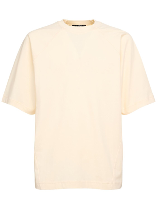 Jacquemus Le t-shirt typo jacquemus logo t-shirt