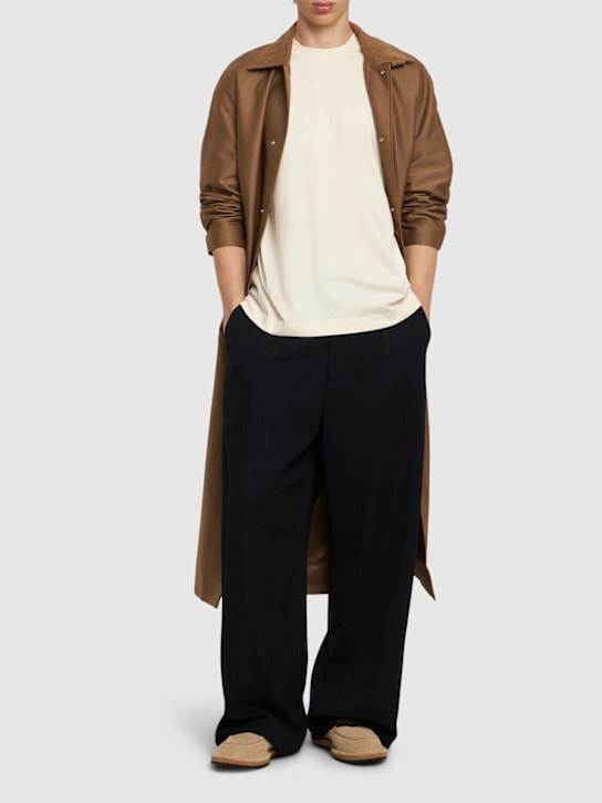 Jacquemus Le t-shirt typo jacquemus logo t-shirt