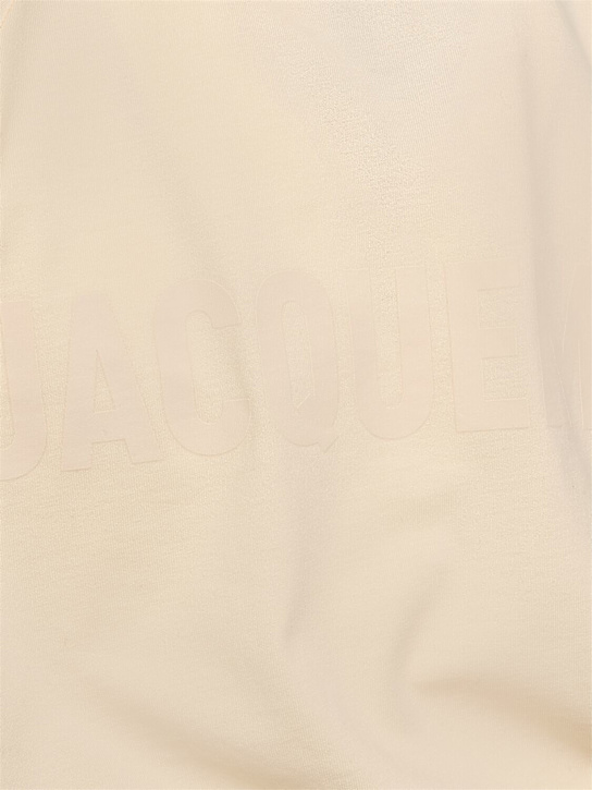 Jacquemus Le t-shirt typo jacquemus logo t-shirt