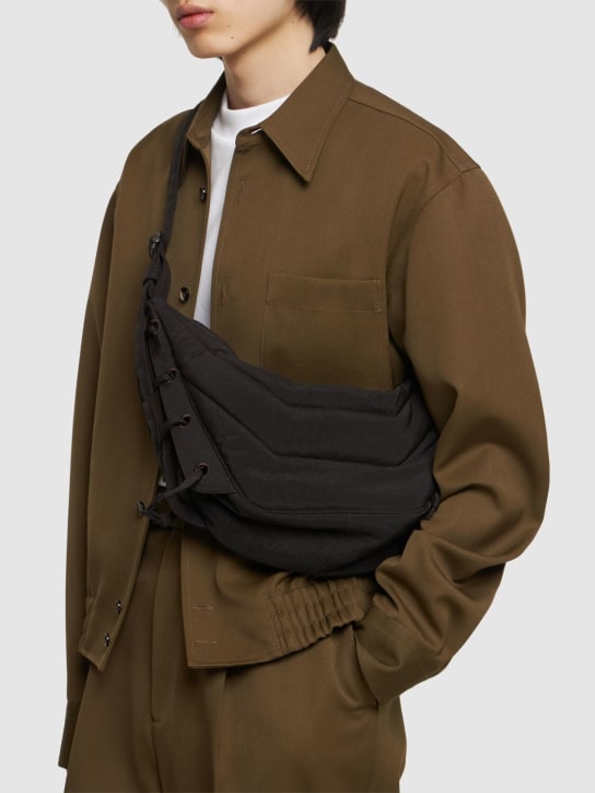 Lemaire Small Game soft nylon crossbody bag