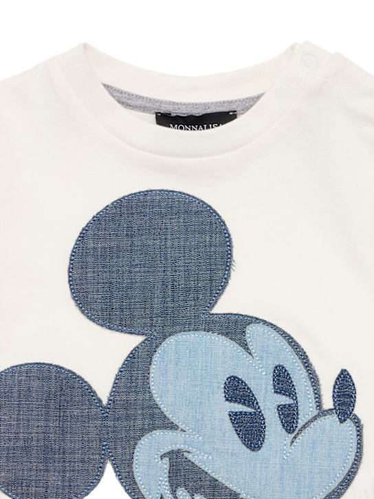 Monnalisa Mickey Mouse cotton jersey t-shirt