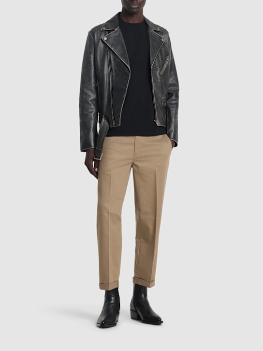 Golden Goose Regular distressed cotton jersey t-shirt