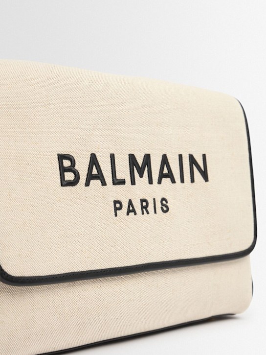 Balmain Cotton blend canvas diaper bag w/logo 3 Balmain Cotton blend canvas diaper bag w/logo
