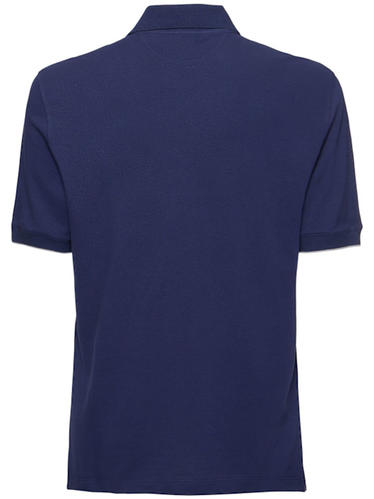 Brunello Cucinelli Cotton piquet logo polo 4 Brunello Cucinelli Cotton piquet logo polo