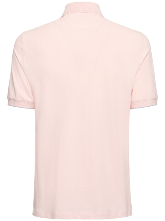 Brunello Cucinelli Cotton piquet logo polo 4 Brunello Cucinelli Cotton piquet logo polo