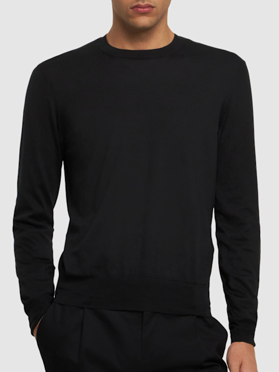 Tom Ford Pure cotton l/s crewneck knit sweater