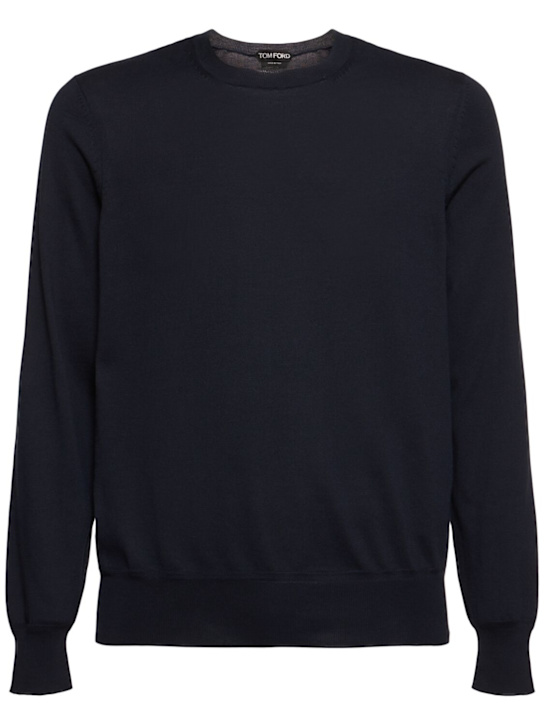 Tom Ford Pure cotton l/s crewneck knit sweater