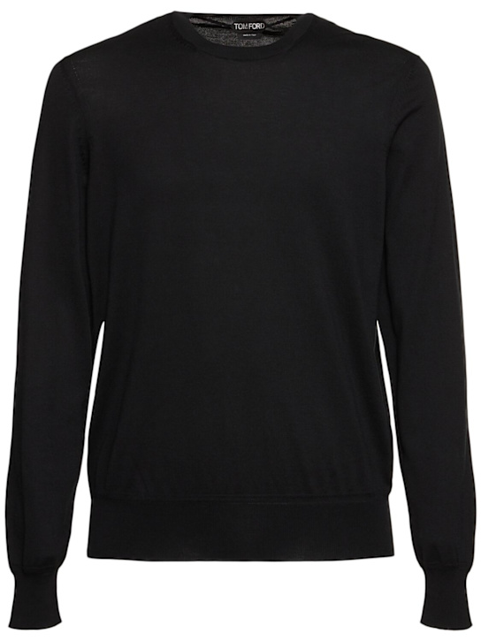 Tom Ford Pure cotton l/s crewneck knit sweater