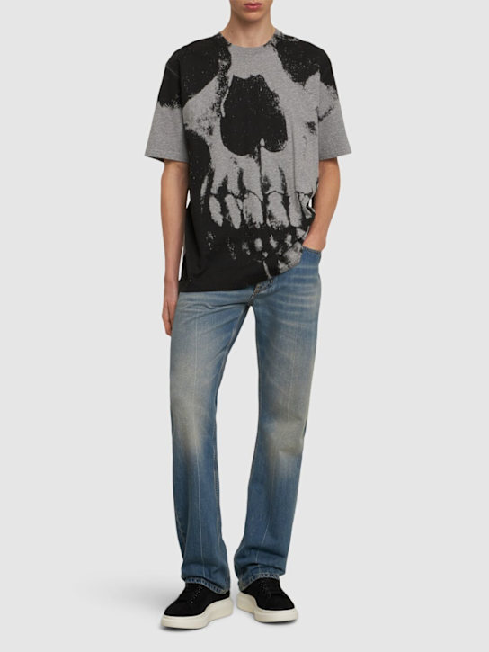 McQueen Skull printed cotton t-shirt