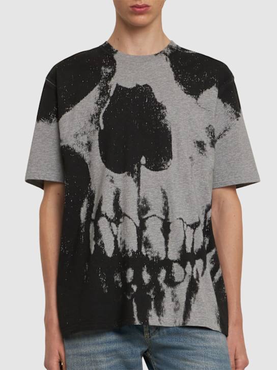 McQueen Skull printed cotton t-shirt 3 McQueen Skull printed cotton t-shirt