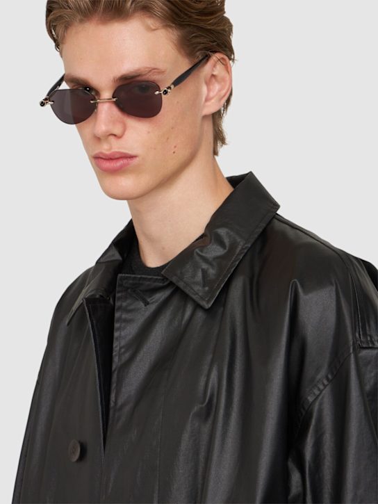 Kuboraum Berlin P61 Round asymmetrical sunglasses 3 Kuboraum Berlin P61 Round asymmetrical sunglasses