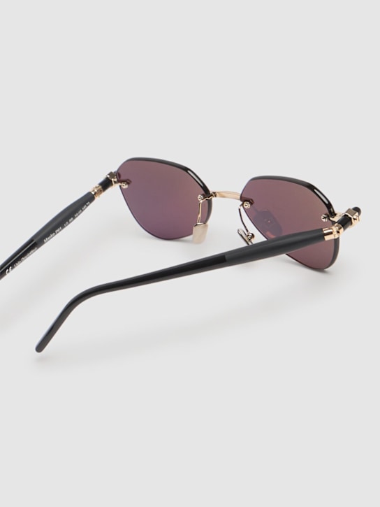 Kuboraum Berlin P61 Round asymmetrical sunglasses 4 Kuboraum Berlin P61 Round asymmetrical sunglasses