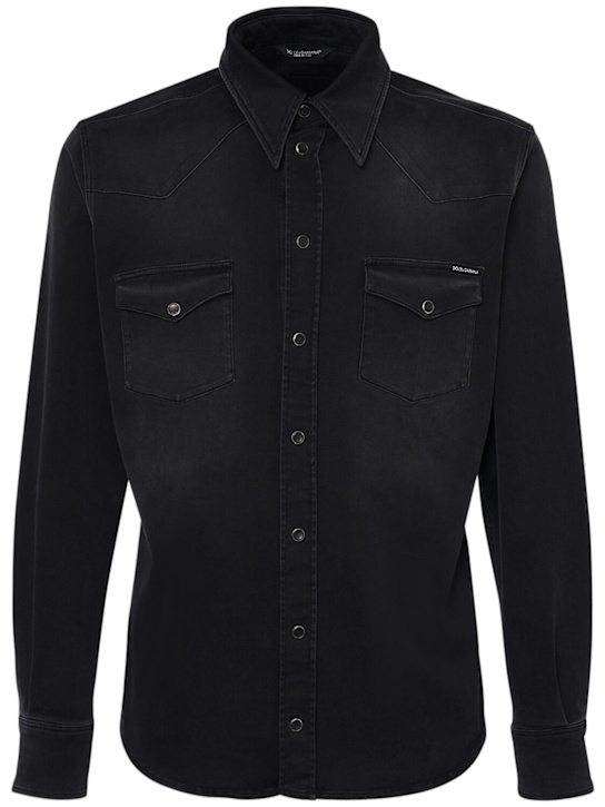 Dolce&Gabbana Washed denim shirt