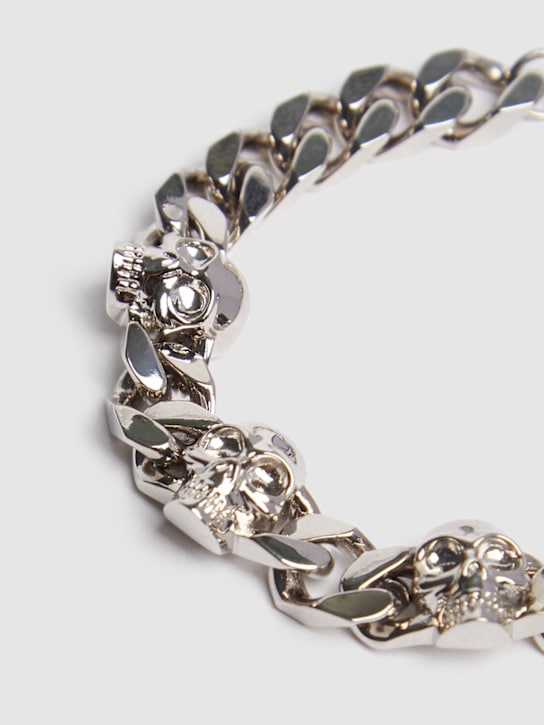 McQueen Skull chain brass bracelet 4 McQueen Skull chain brass bracelet