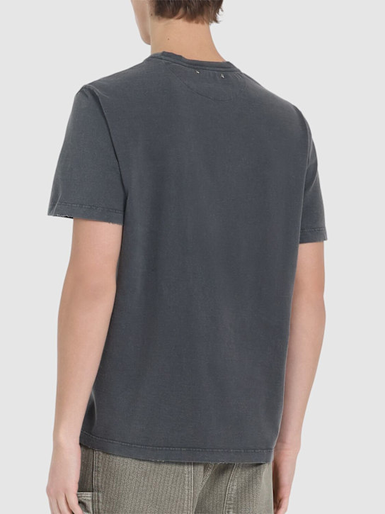 Golden Goose Logo distressed cotton jersey t-shirt