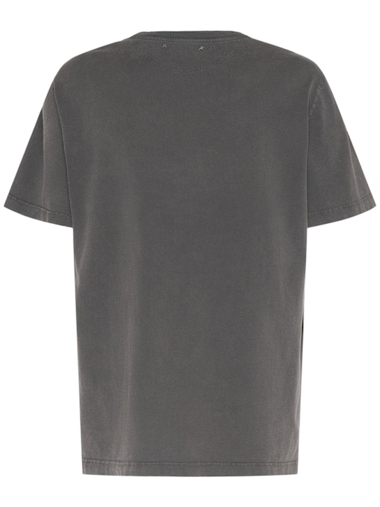 Golden Goose Logo distressed cotton jersey t-shirt