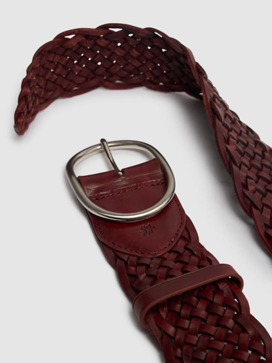 Dragon Diffusion Oval buckle woven leather belt 3 Dragon Diffusion Oval buckle woven leather belt