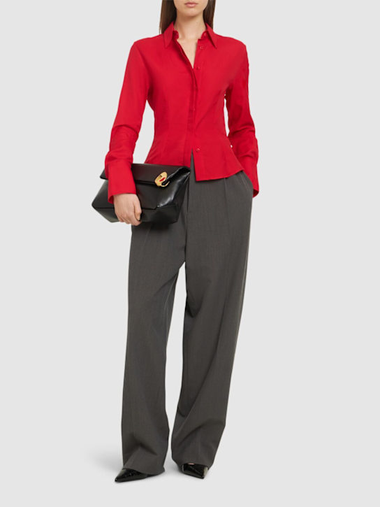 BETTTER Cascade cotton blend poplin fitted shirt