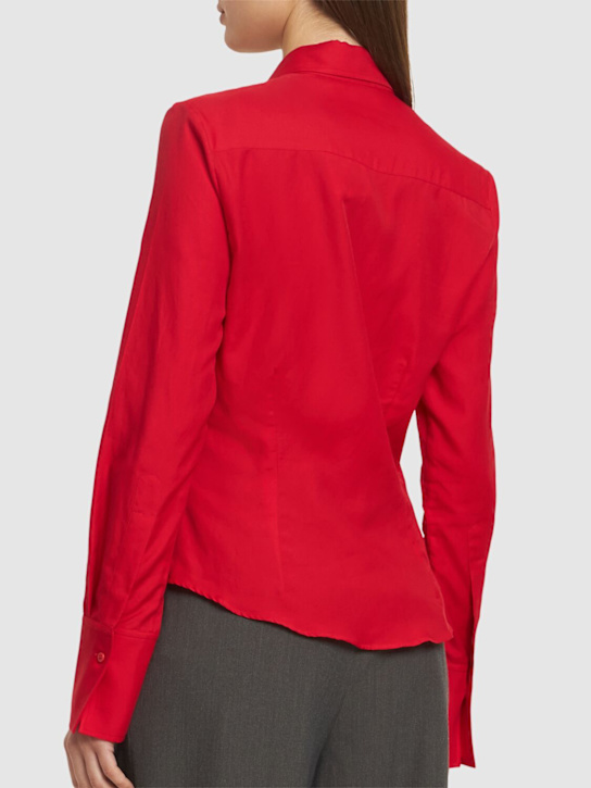 BETTTER Cascade cotton blend poplin fitted shirt