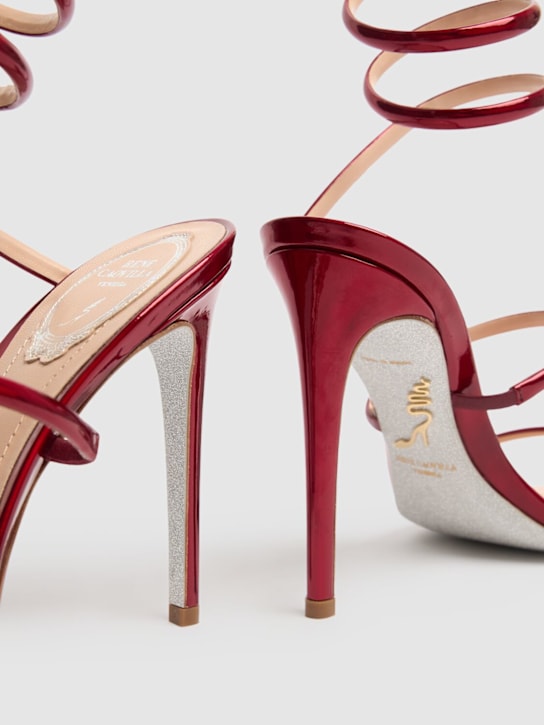 René Caovilla 105mm Metallic leather sandals 4 René Caovilla 105mm Metallic leather sandals