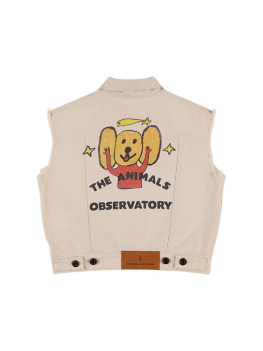 The Animals Observatory Printed cotton twill vest 3 The Animals Observatory Printed cotton twill vest