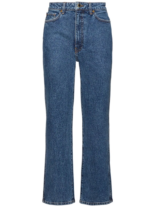 Khaite Abigail high rise straight jeans