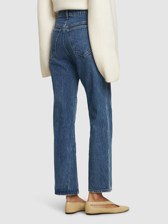 Khaite Abigail high rise straight jeans