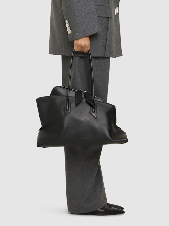 The Attico La Passeggiata smooth leather tote bag