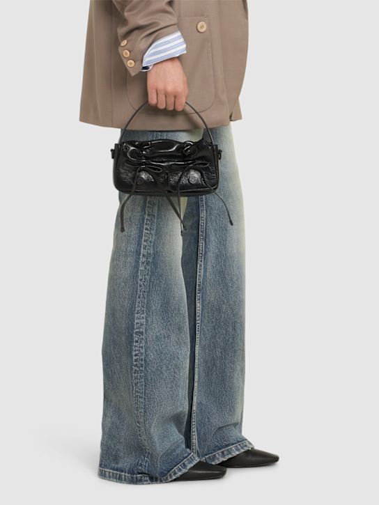 Acne Studios Micro Multipocket leather top handle bag