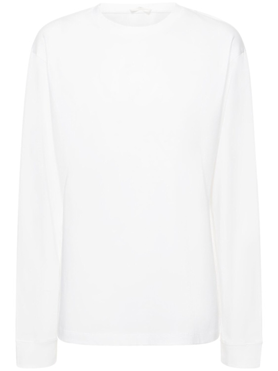 The Row Ciles long sleeve cotton jersey t-shirt